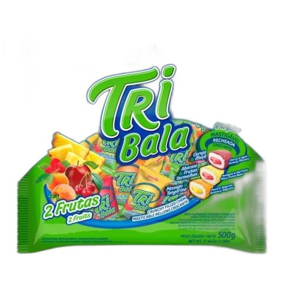Detalhes do produto Bala Mast Tribala 500Gr Peccin Sortido