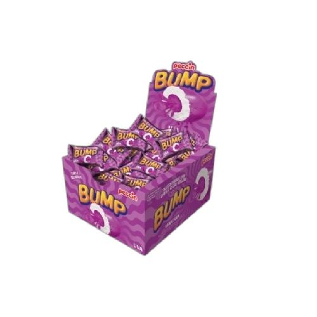 Detalhes do produto Chicle Rech Bump 40Un Peccin Uva