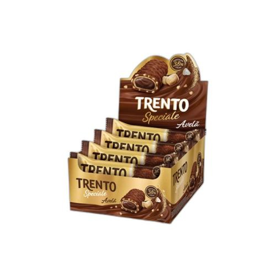 Detalhes do produto Bisc Wafer Trento Speciale 38% 12X26Gr P Choc.avela