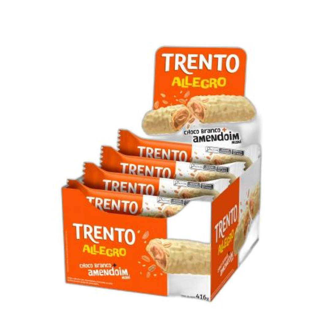 Detalhes do produto Bisc Wafer Trento Allegro Dark 16X26Gr P Meio Amar.amend