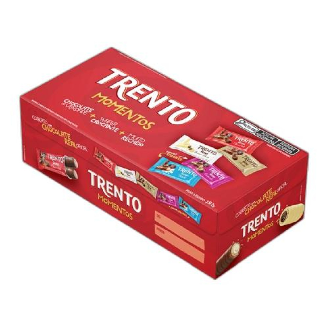 Detalhes do produto Bisc Wafer Trento Momentos 192Gr Peccin Sortido