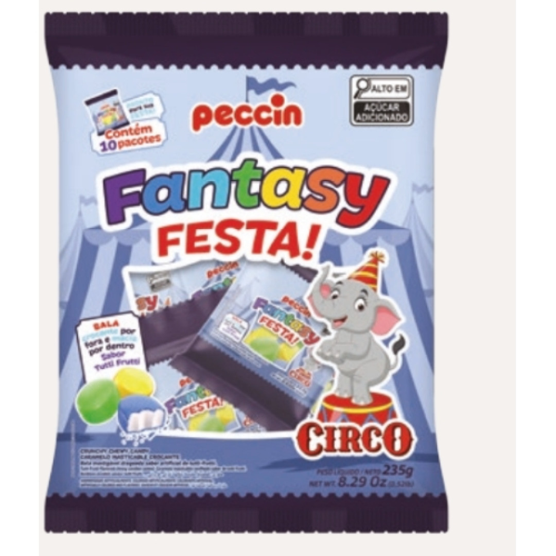 Detalhes do produto Bala Mast Fantasy Festa Circo 235Gr Pecc Sortido