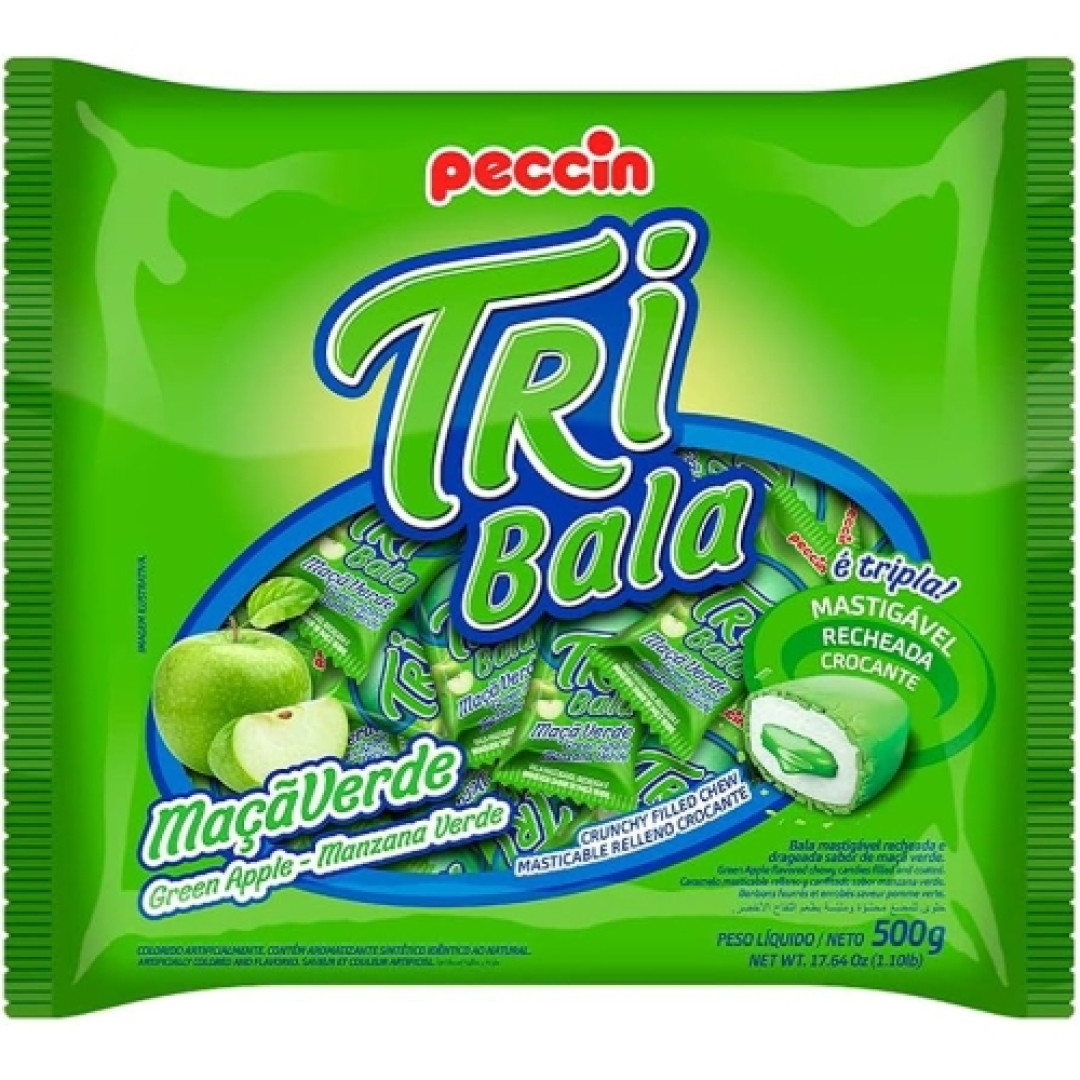 Detalhes do produto Bala Mast Tribala 500Gr Peccin Verde