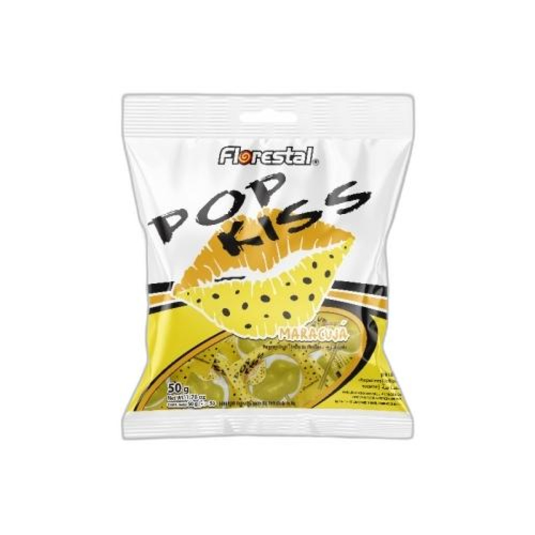 Detalhes do produto Pirl Pop Kiss 50Gr Florestal Maracuja