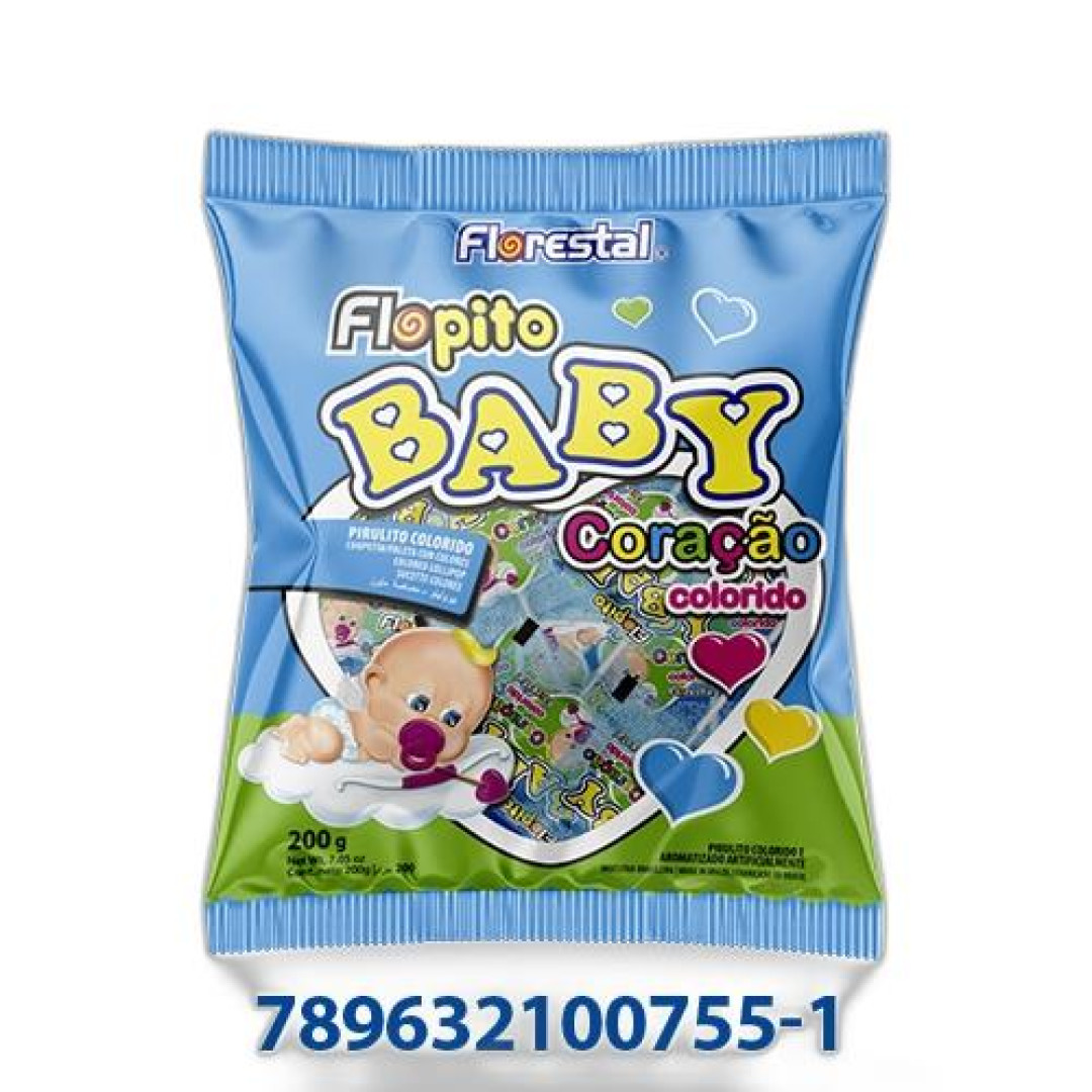 Detalhes do produto Pirl Flopito Baby Coracao 50Un Florestal Color