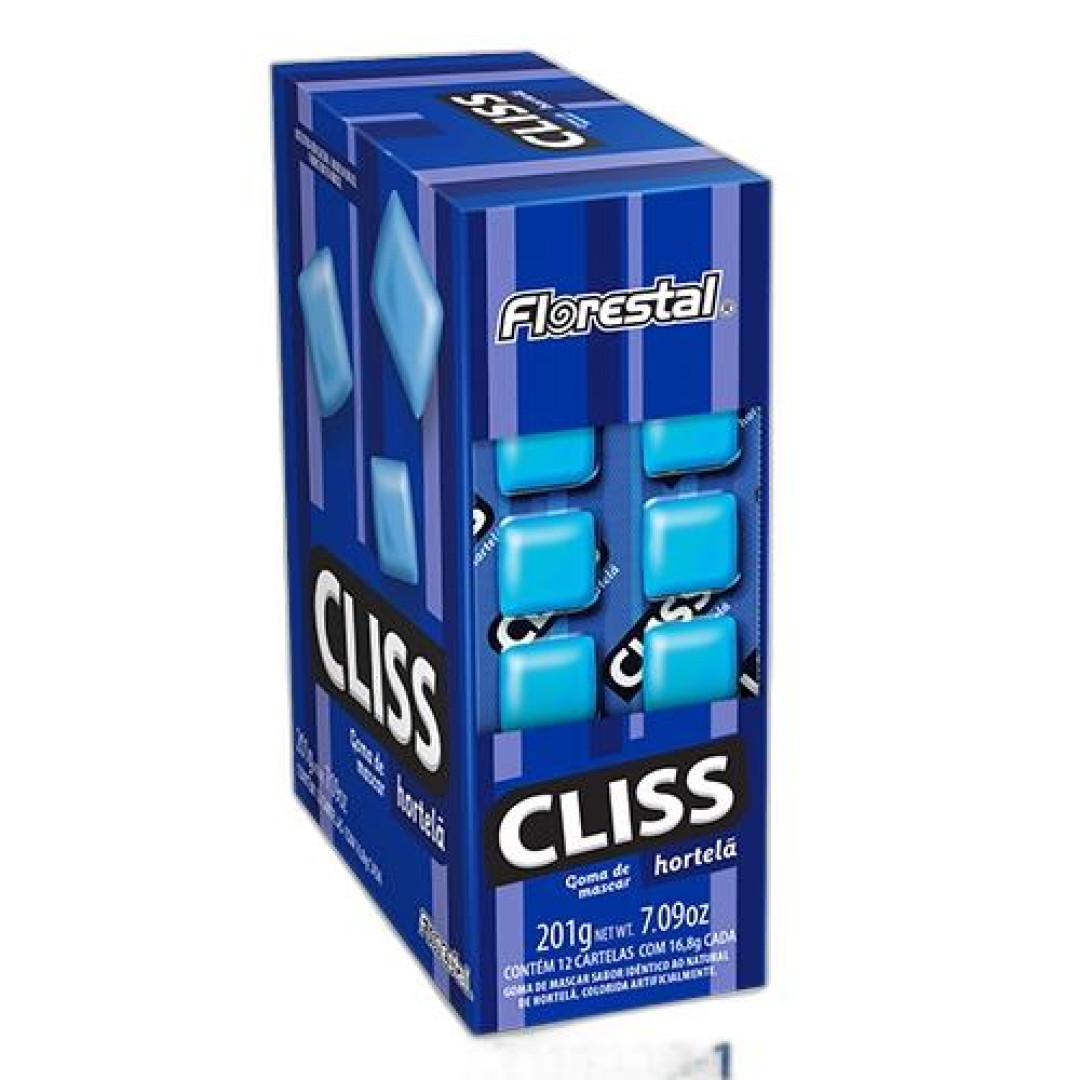 Detalhes do produto Chicle Cliss Dp 12Un Florestal Hortela