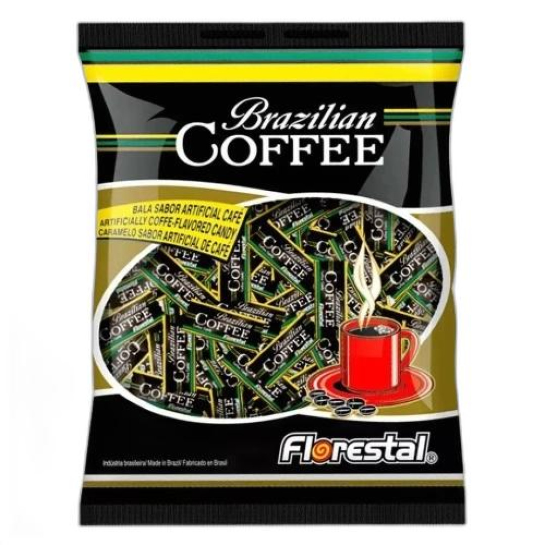 Detalhes do produto Bala Dura Brazilian Coffee 500Gr Florest Cafe