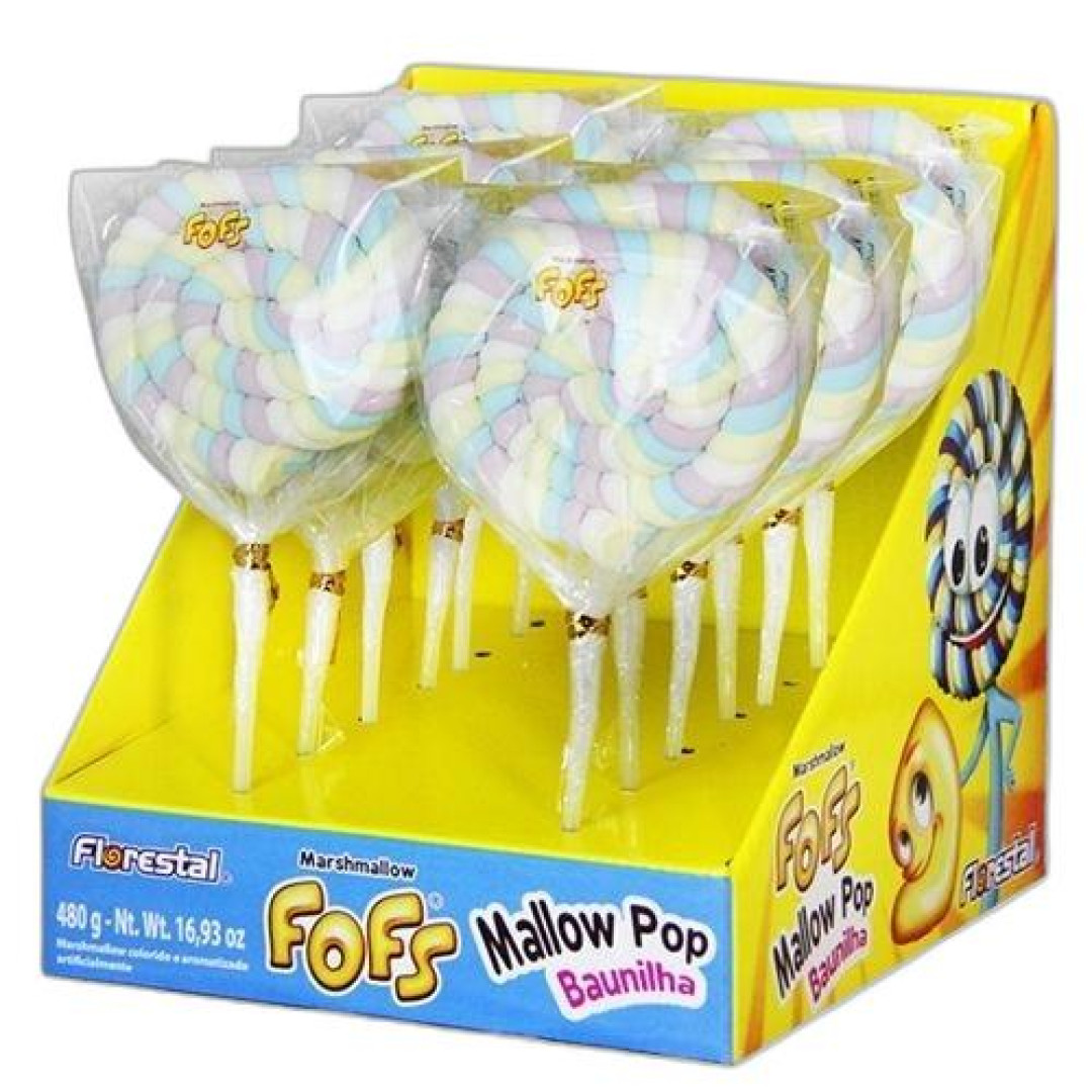 Detalhes do produto Marshmallow Fofs Azul 12X40Gr Florestal Baunilha
