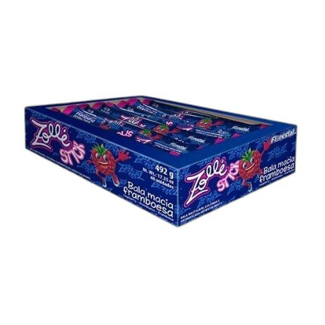Detalhes do produto Bala Mast Zolle Stick Dp 40X12,3Gr Flore Framboesa