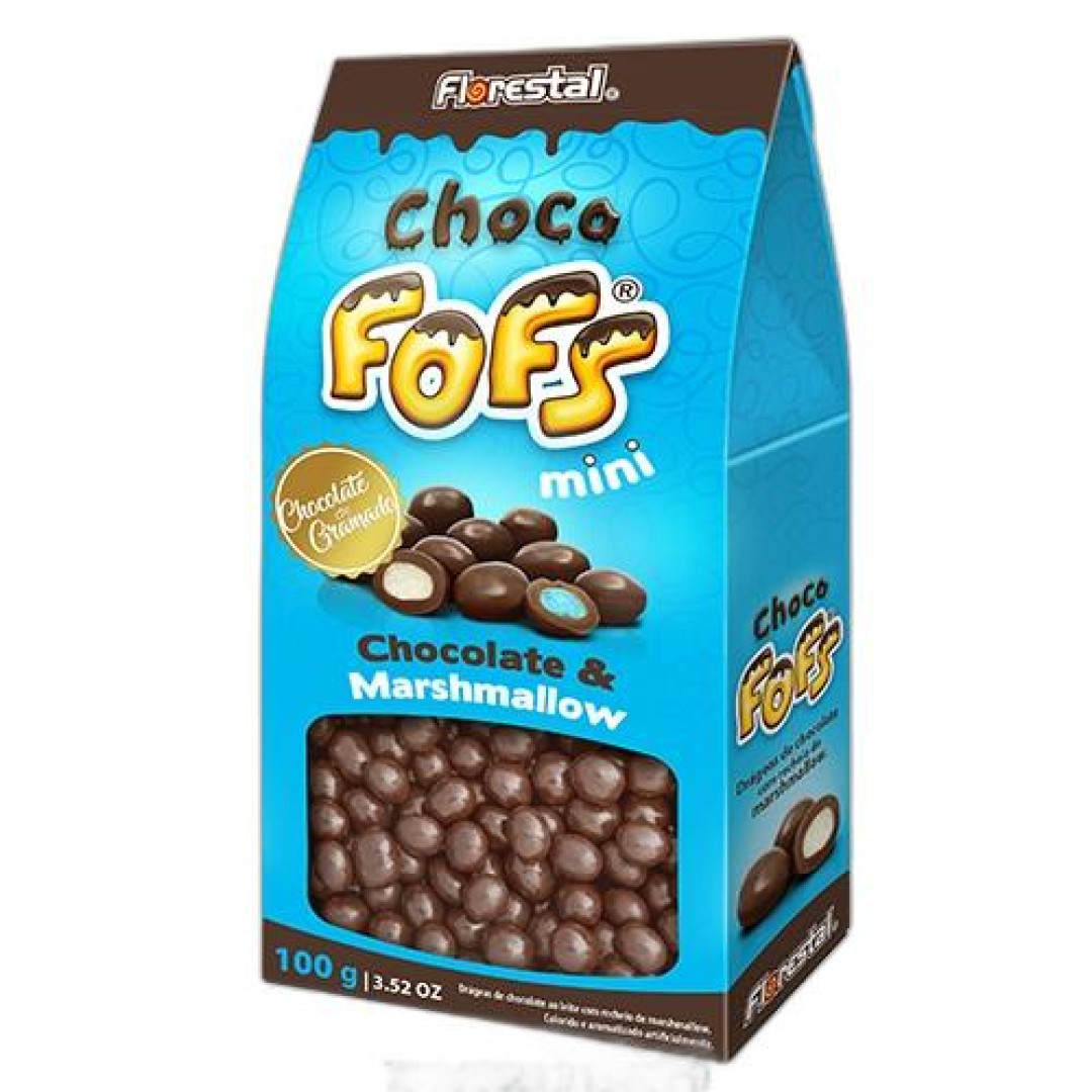 Detalhes do produto Marshmallow Mini Cob Choc Dp 100Gr Flore Ao Leite