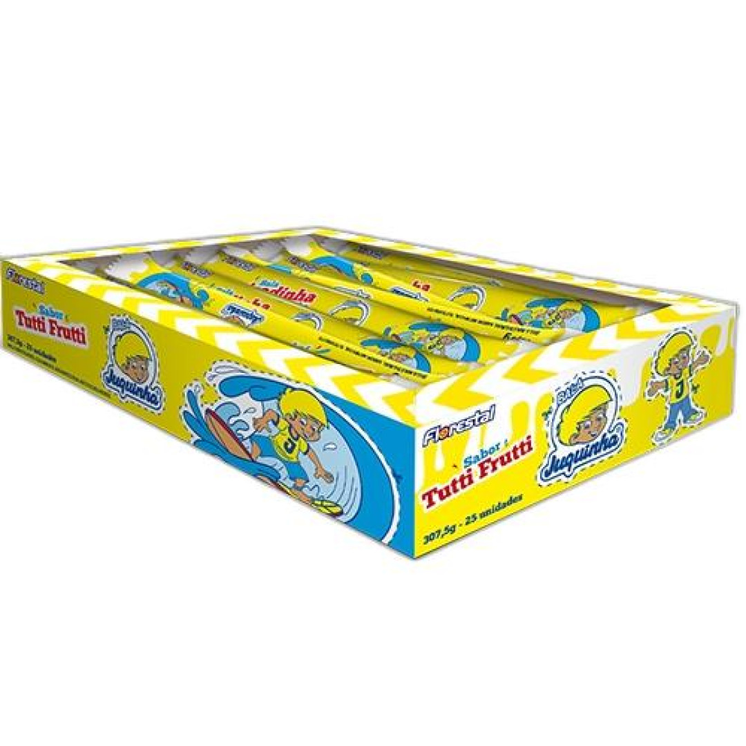 Detalhes do produto Bala Juquinha Dp 25X12,3Gr Flores Tutti Frutti