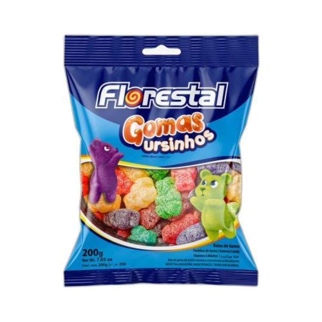 Detalhes do produto Goma Ursinhos 200Gr Florestal Sortido