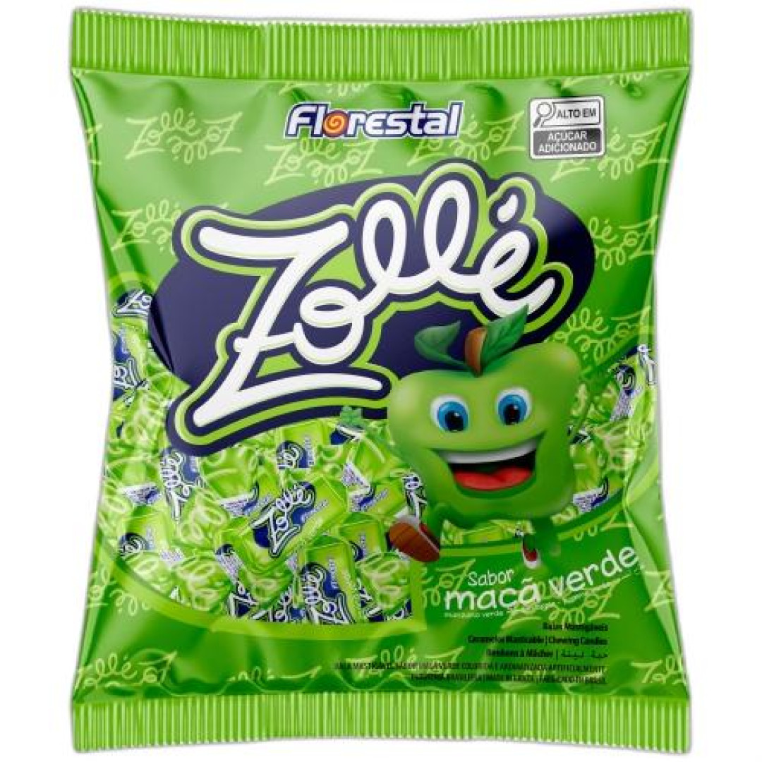 Detalhes do produto Bala Mast Zolle 500Gr Florestal Maca Verde
