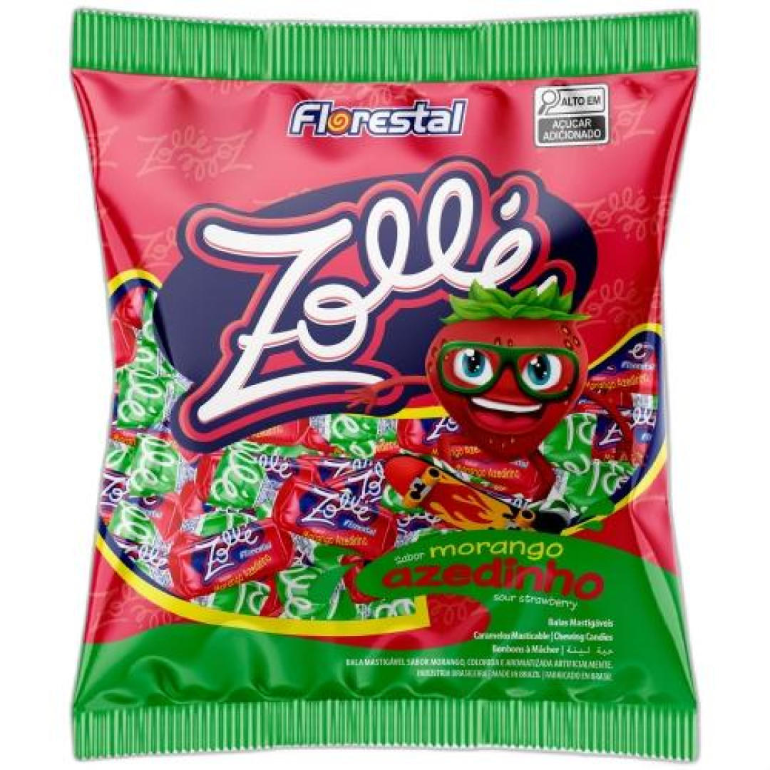 Detalhes do produto Bala Mast Zolle 500Gr Florestal Morango.azedinh