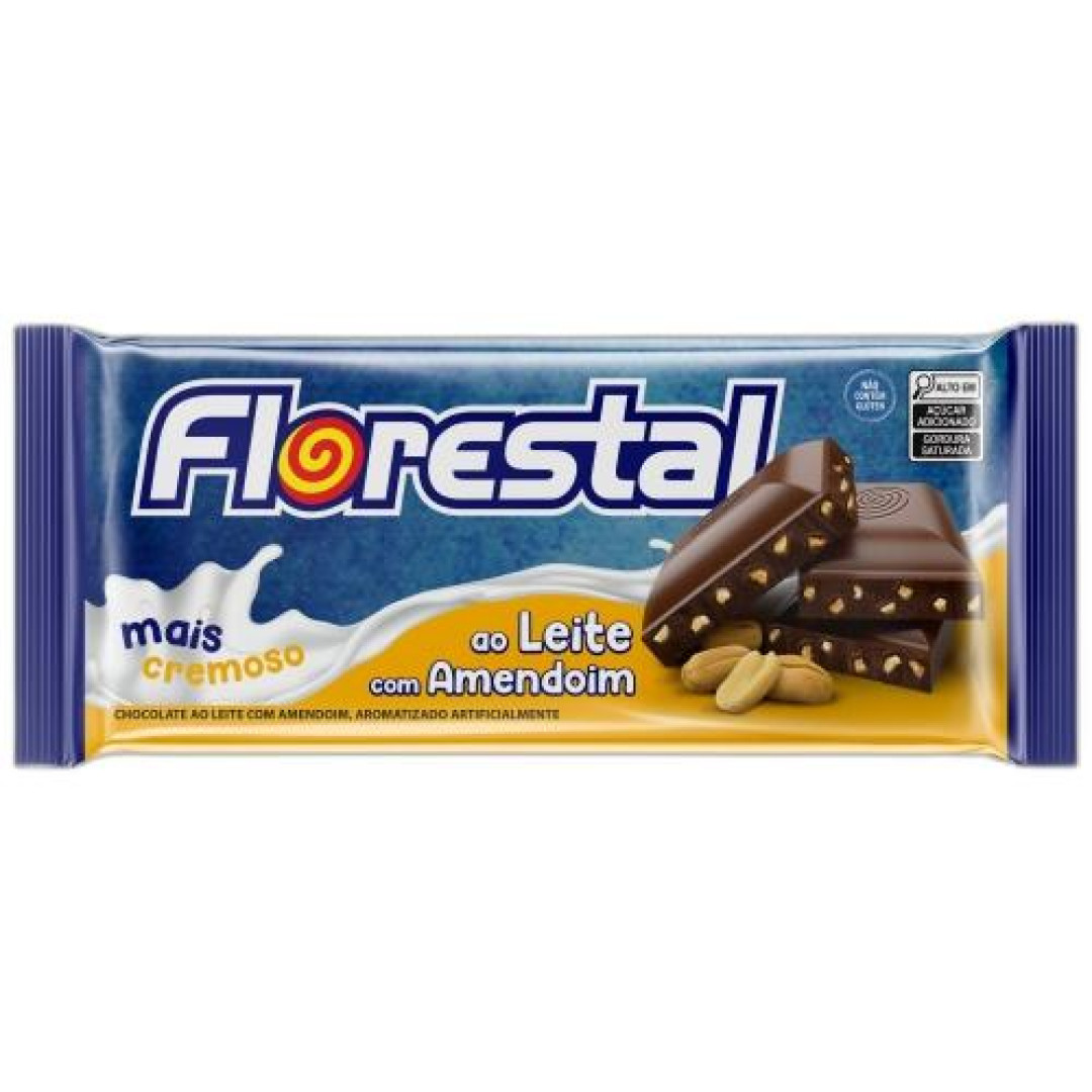 Detalhes do produto Choc 80Gr Florestal Ao Leite.amendo