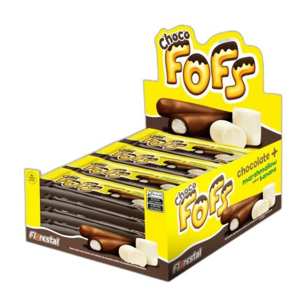 Detalhes do produto Marshmallow Cob Choc  Fofs 16X18Gr Flore Banana
