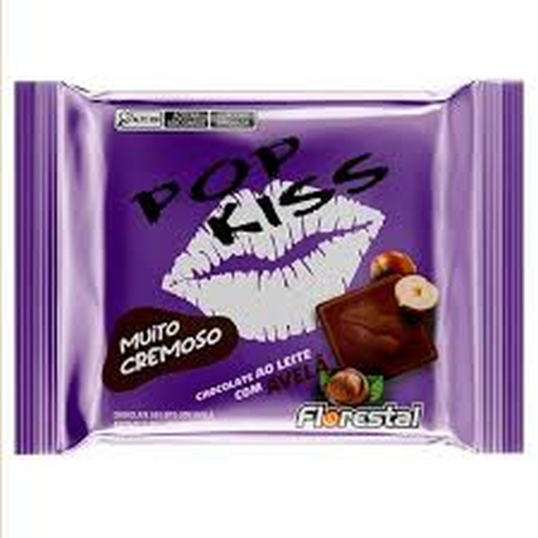 Detalhes do produto Choc Pop Kiss 60Gr Florestal Choc.avela