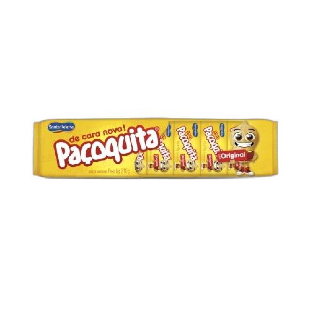 Detalhes do produto Pacoca Pacoquita Mini Quad Embr 12X18Gr Amendoim