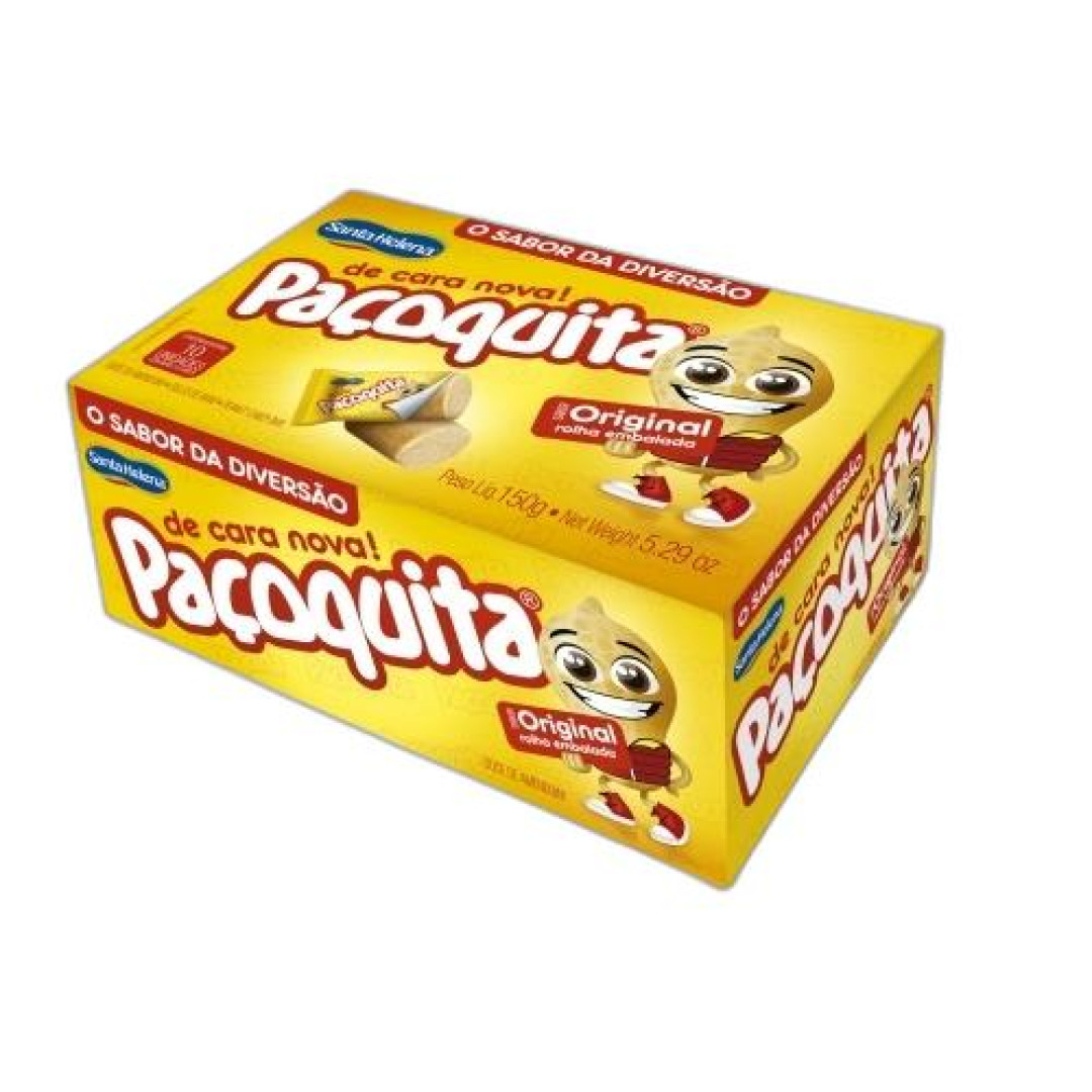 Detalhes do produto Pacoca Pacoquita Rolha Embr Dp 10X15Gr Amendoim