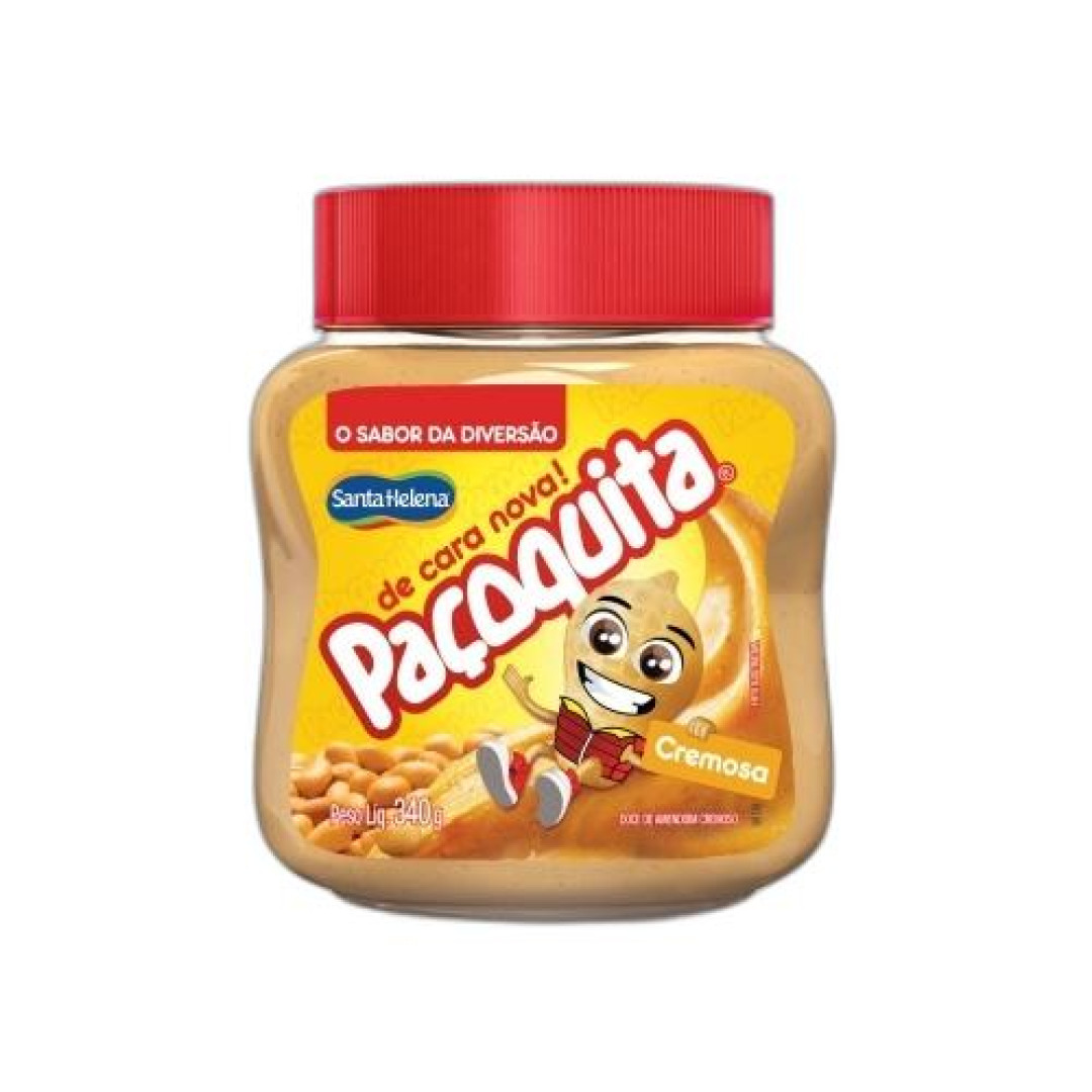 Detalhes do produto Pasta Pacoquita Cremosa 340Gr Sta Helena Amendoim