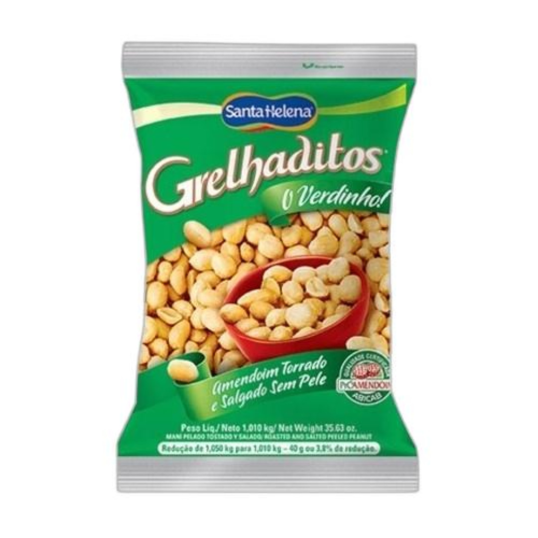 Detalhes do produto Amendoim Grelhaditos 1,01Kg Sta Hele Sem Pele