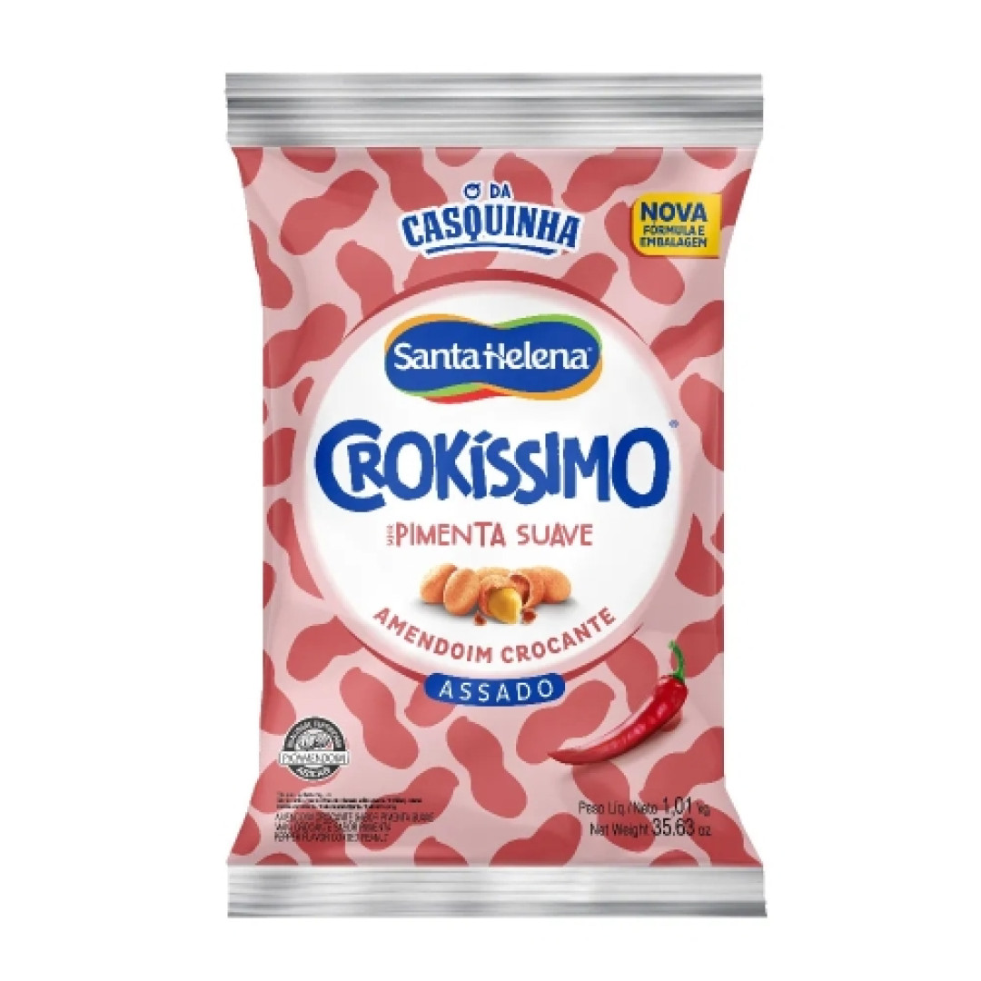 Detalhes do produto Amendoim Crokissimo 1,01Kg Sta Helena Pimenta