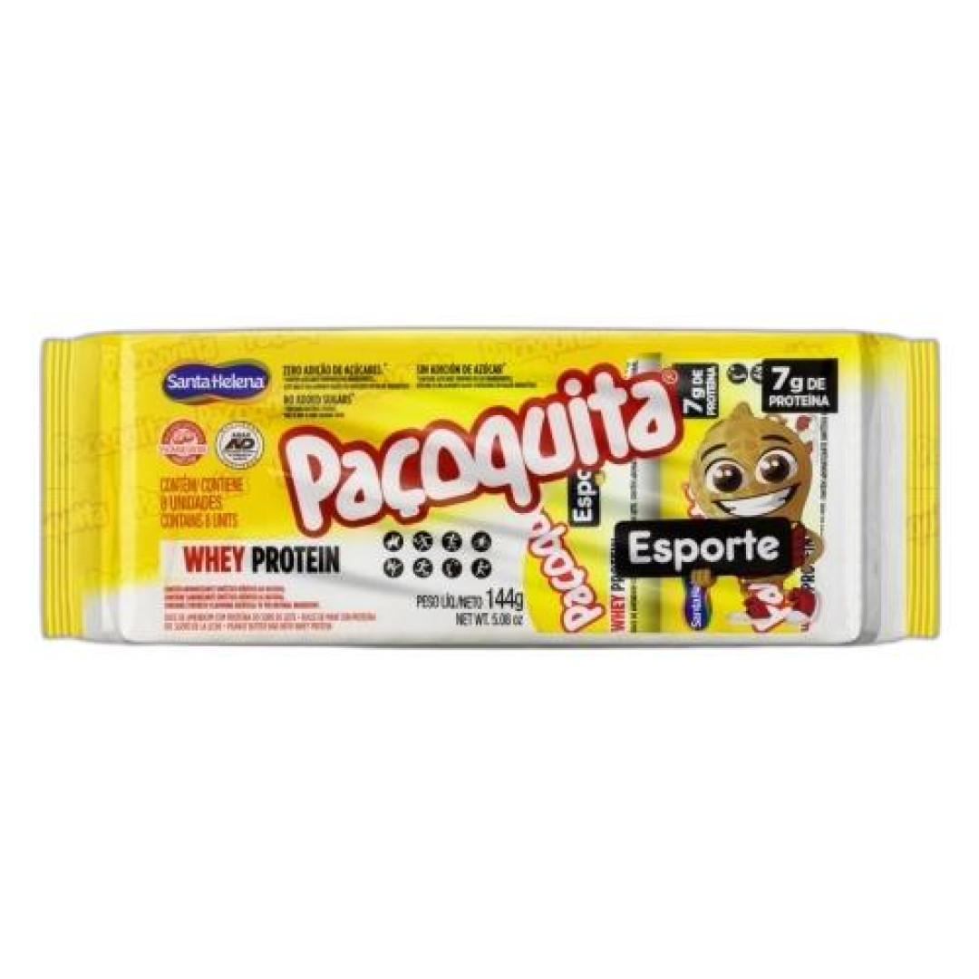 Detalhes do produto Pacoca Pacoquita Esporte 8X18Gr Sta Hele Amendoim