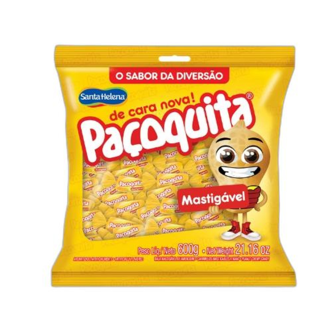 Detalhes do produto Bala Mast Pacoquita 600Gr Sta Helena Amendoim