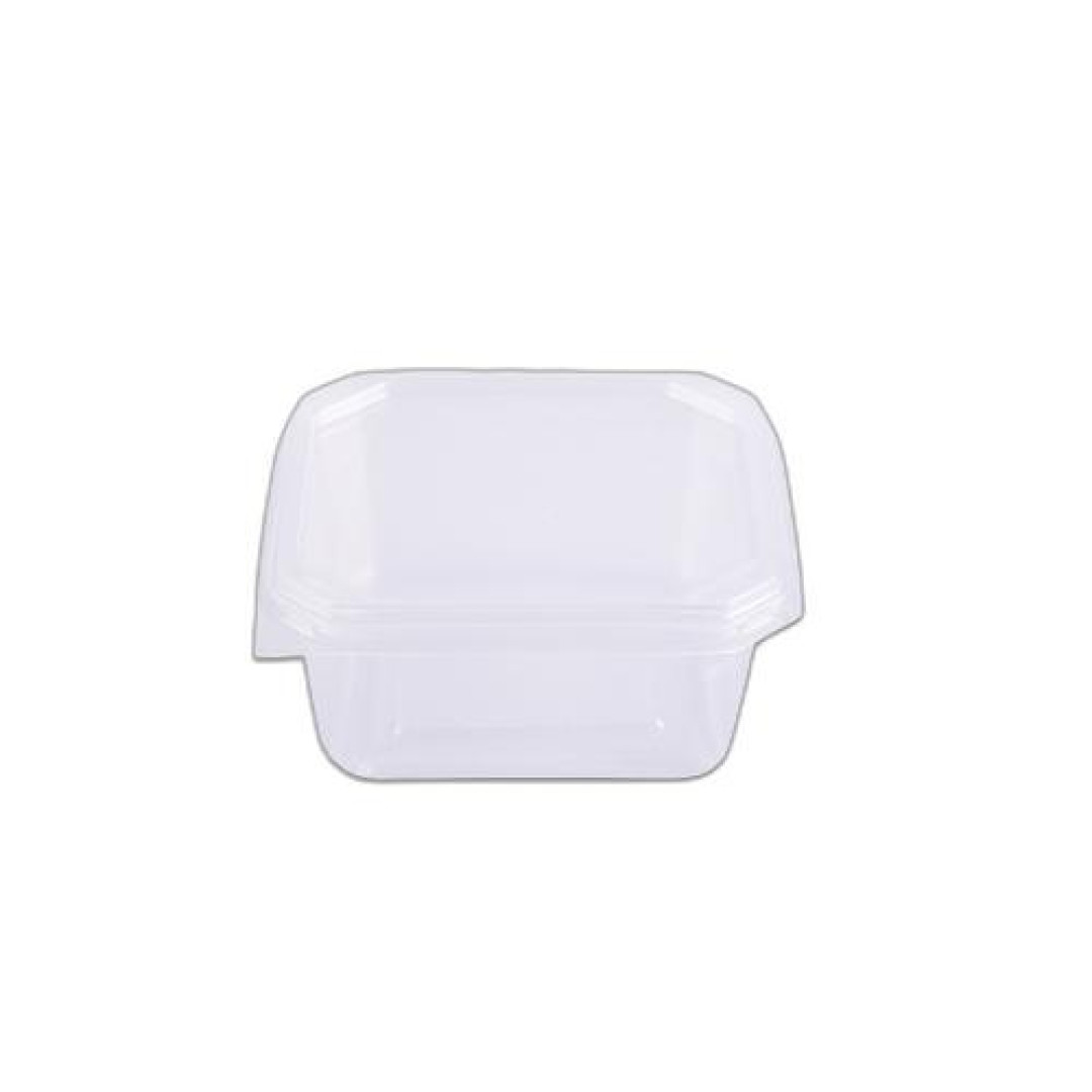 Detalhes do produto X Pote Quadrado Tampa 20X150Ml Prafesta Cristal