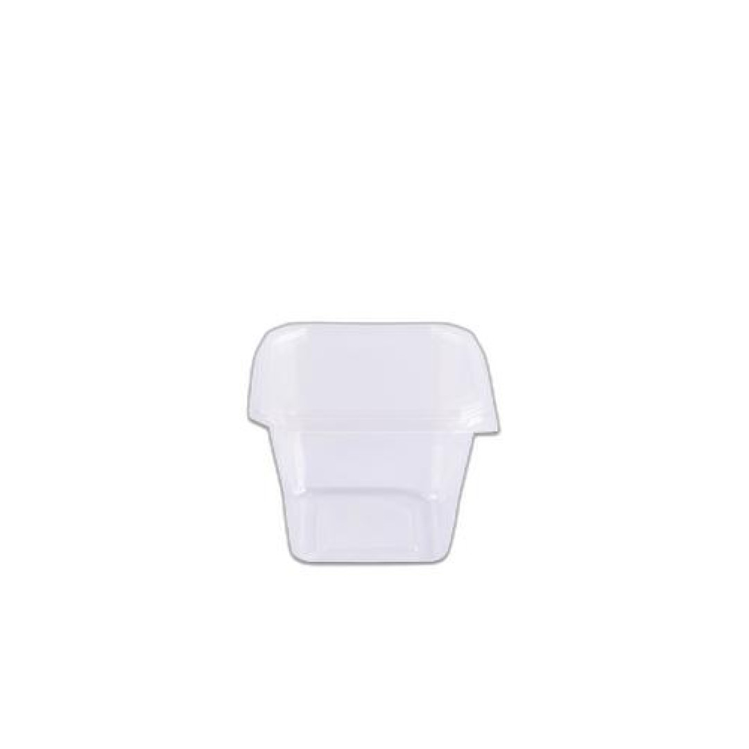 Detalhes do produto X Pote Quadrado Tampa 20X250Ml Prafesta Cristal