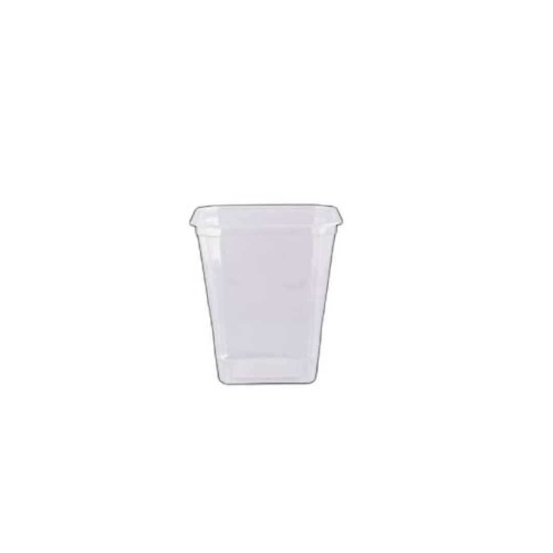Detalhes do produto X Pote Quadrado Tampa 20X350Ml Prafesta Cristal