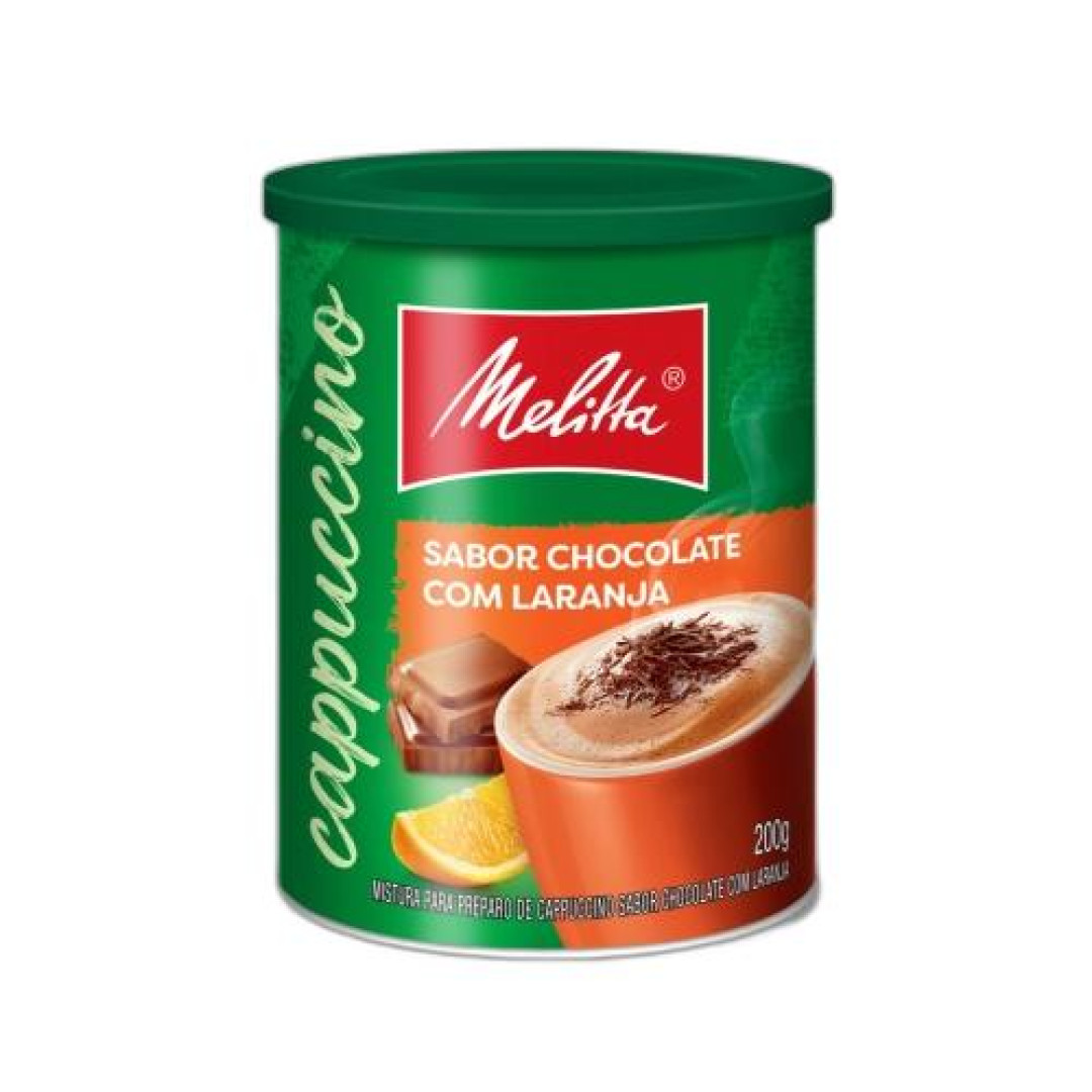 Detalhes do produto Cappuccino Pt 200Gr Melitta Laranja.chocola