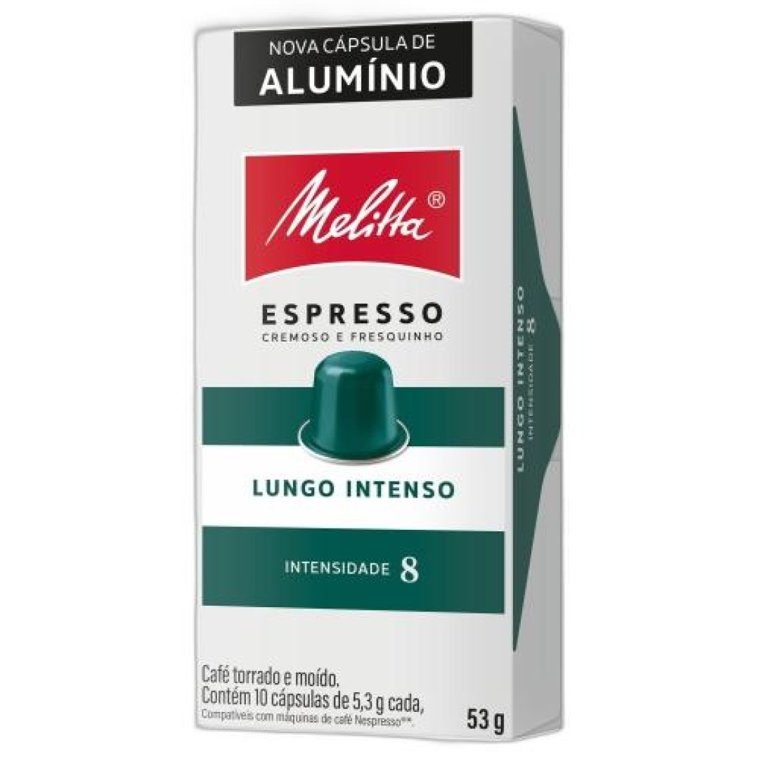 Detalhes do produto Capsula Cafe 10X5,2Gr Melitta Lungo Intenso
