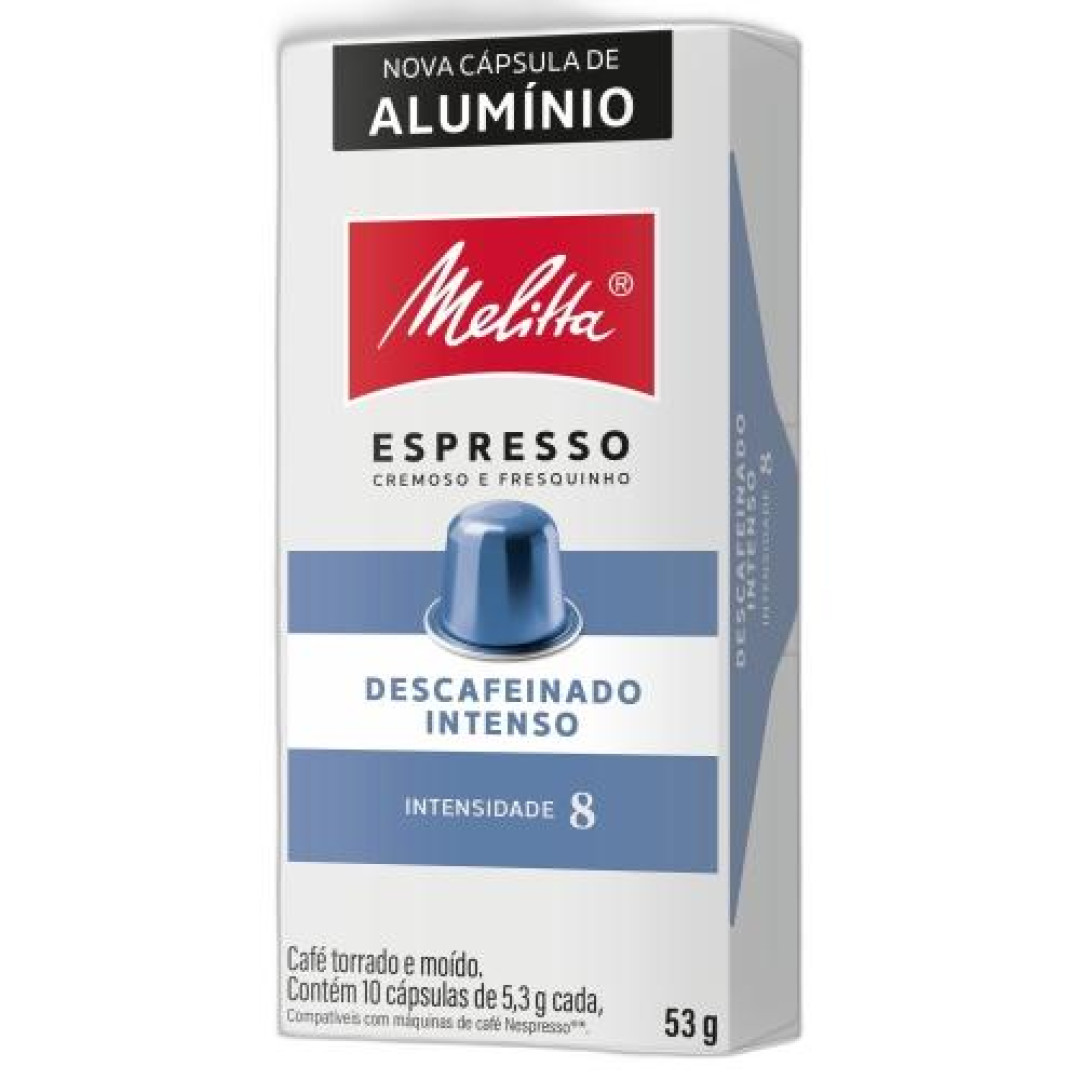 Detalhes do produto Capsula Cafe 10X5,2Gr Melitta Descaf Intenso