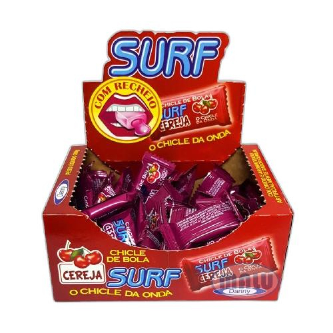 Detalhes do produto Chicle Surf 50Un Sta Fe Cereja