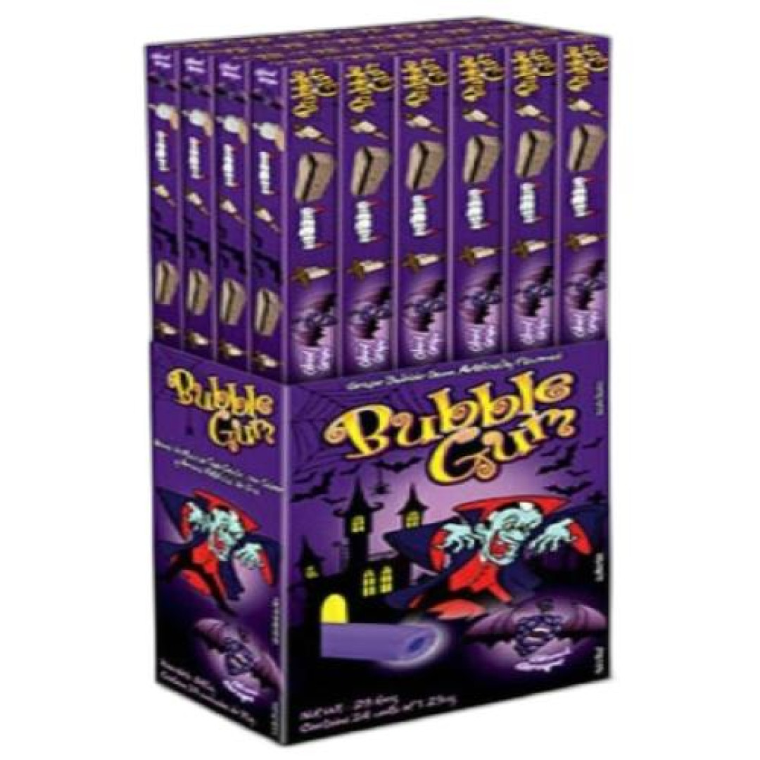 Detalhes do produto Chicle Monsters Com Recheio 24Un Sta Fe Uva