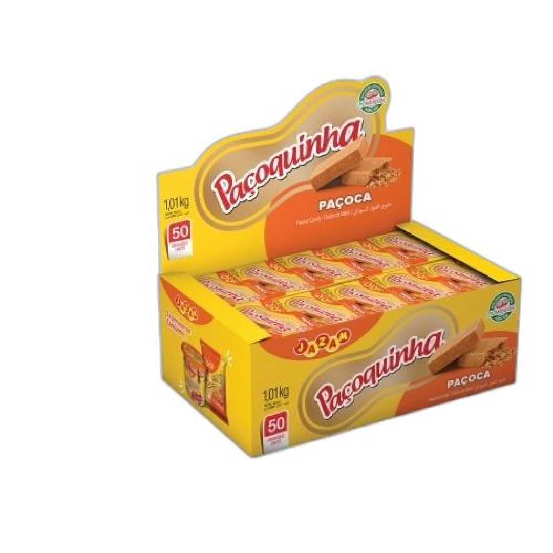 Detalhes do produto Pacoca Quad Embr Dp 50X20,2Gr Jazam Amendoim