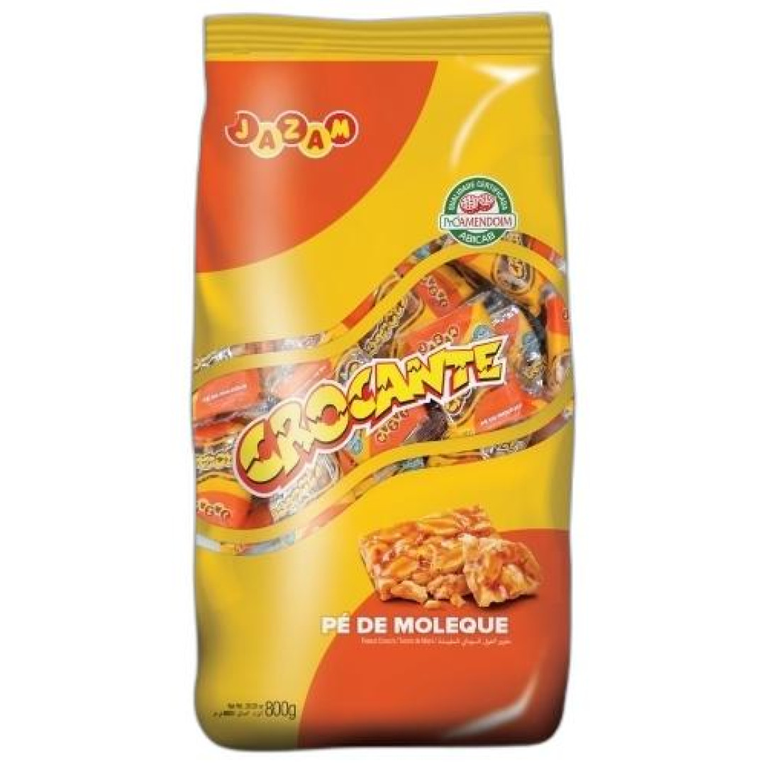 Detalhes do produto Doce Pe Moleque Embr Pc 50Un 750Gr Jazam Crocante
