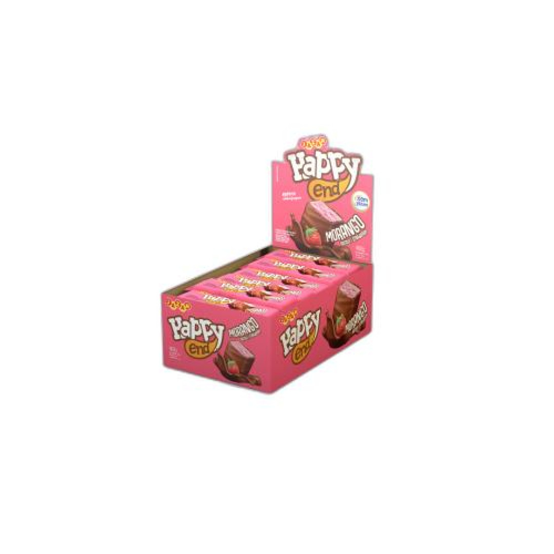 Detalhes do produto Bombom Happy End Dp 36X13Gr Jazam Morango