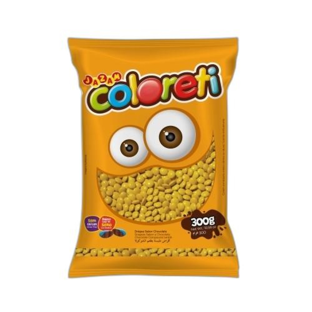 Detalhes do produto Confeito Coloreti Mini 300Gr Jazam Amarelo