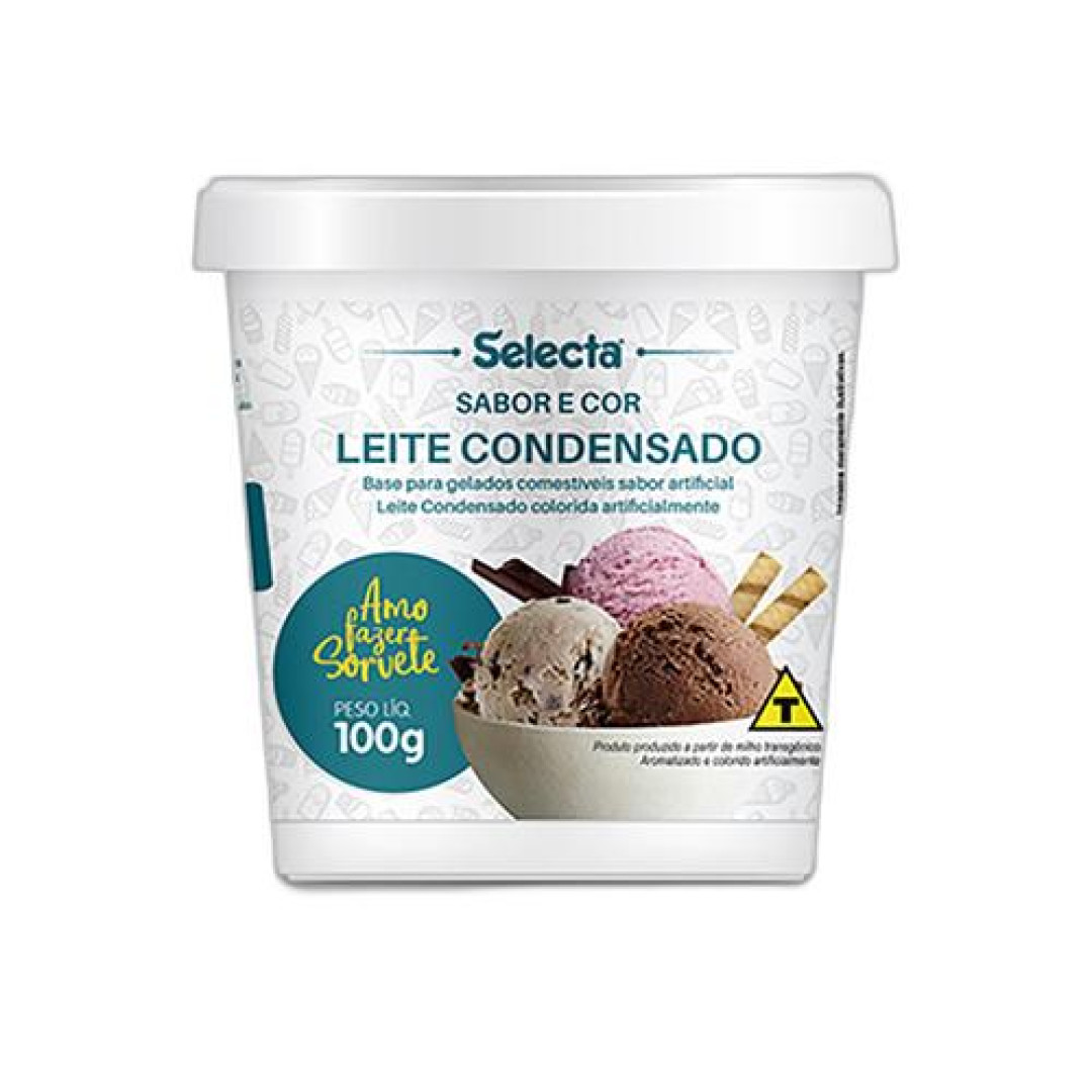 Detalhes do produto Base Sorvete 100Gr Selecta Leite Condensad