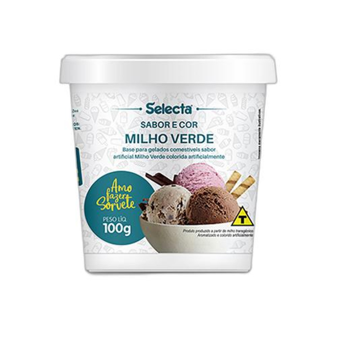 Detalhes do produto Base Sorvete 100Gr Selecta Milho Verde