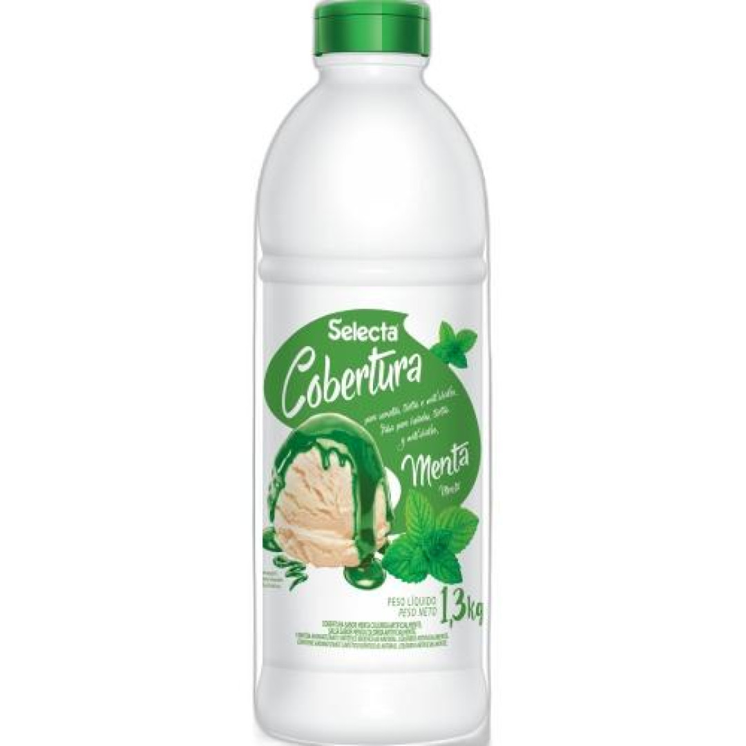 Detalhes do produto Cobertura Liquida 1,3Kg Selecta Menta
