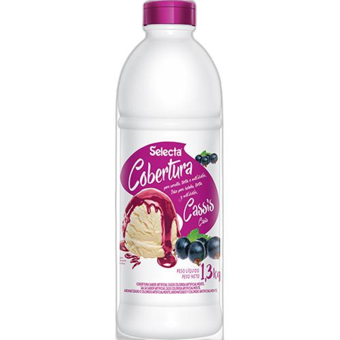 Detalhes do produto Cobertura Liquida 1,3Kg Selecta Cassis