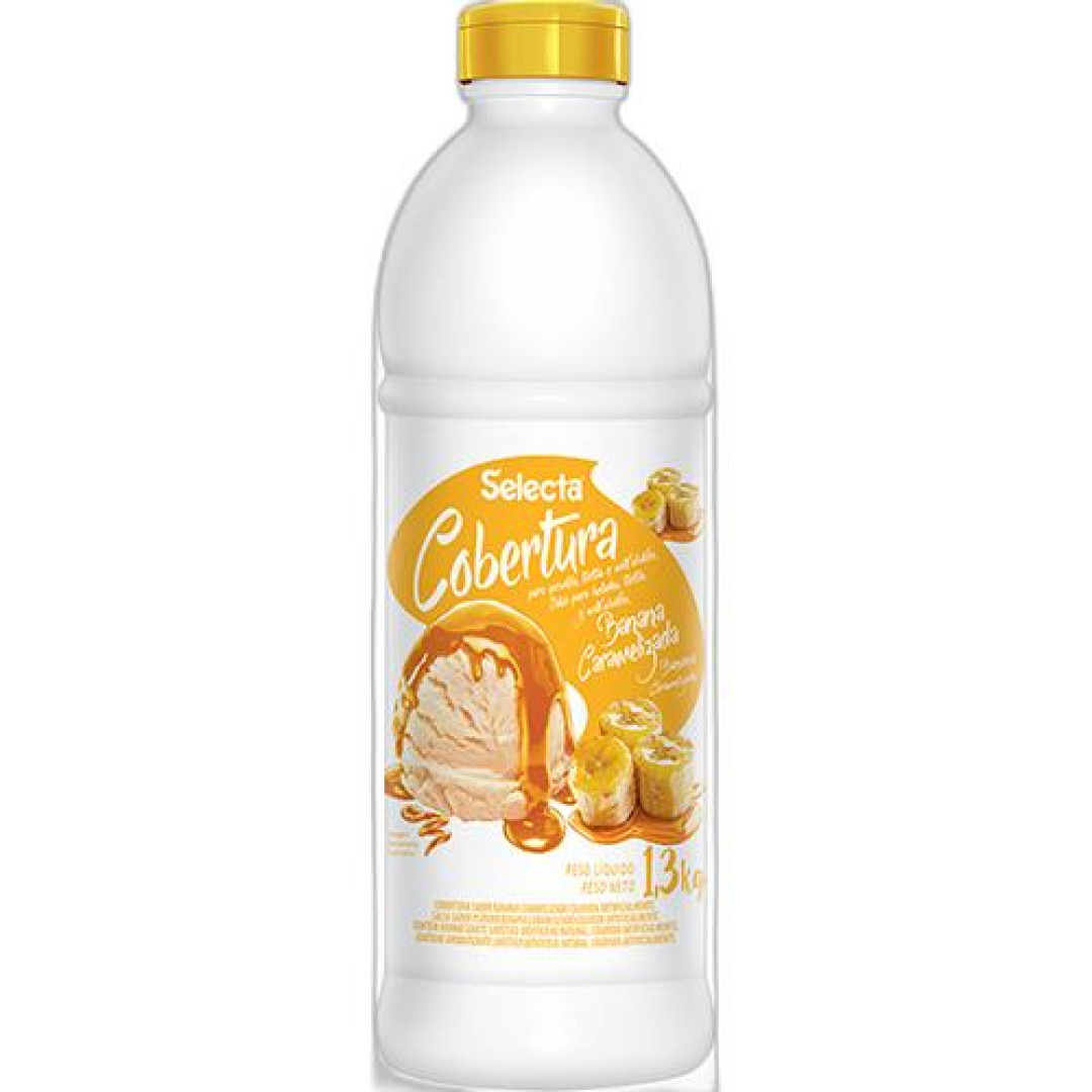Detalhes do produto Cobertura Liquida 1,3Kg Selecta Banana Carameli