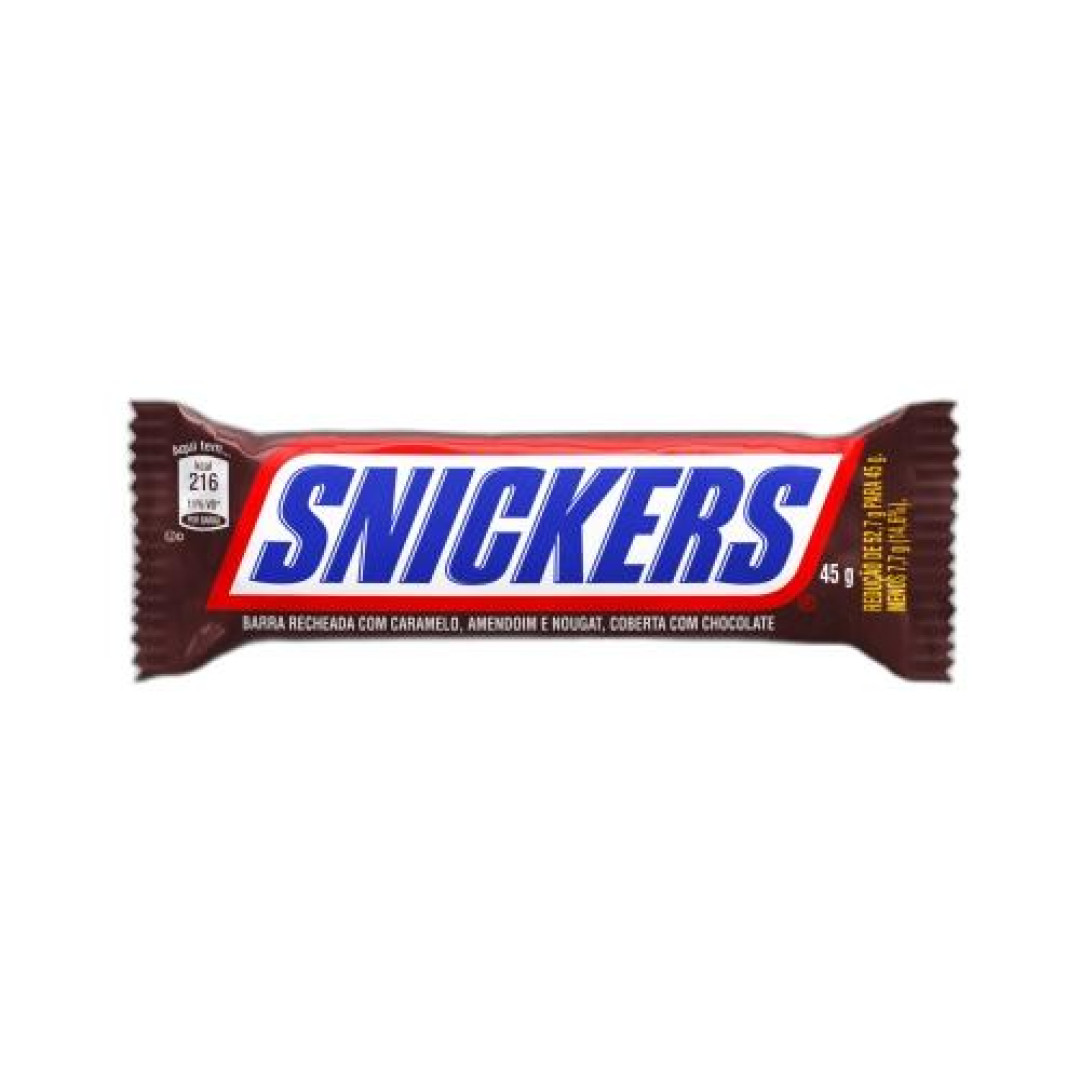 Detalhes do produto Choc Snickers 45Gr Mars Amend.chocol