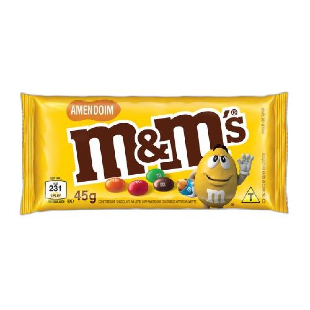 Detalhes do produto Confeito Mm Peanut 18X45G Mars Amendoim