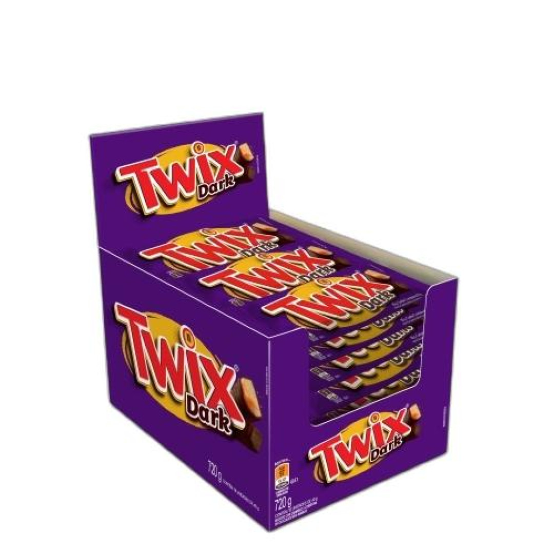 Detalhes do produto Choc Twix Dark 18X40Gr Mars Ao Leite