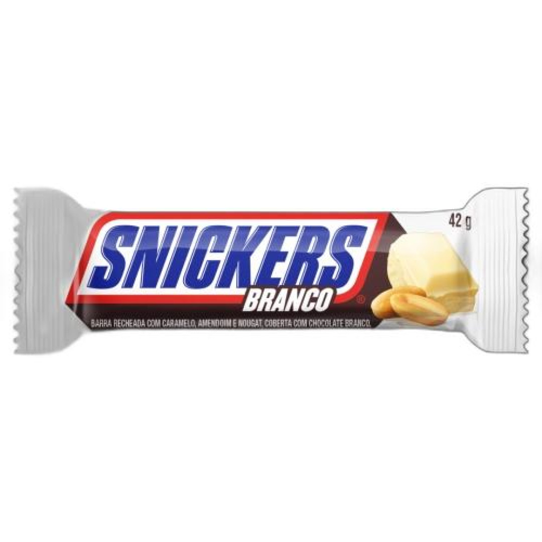 Detalhes do produto Choc Snickers 42Gr Mars Branco