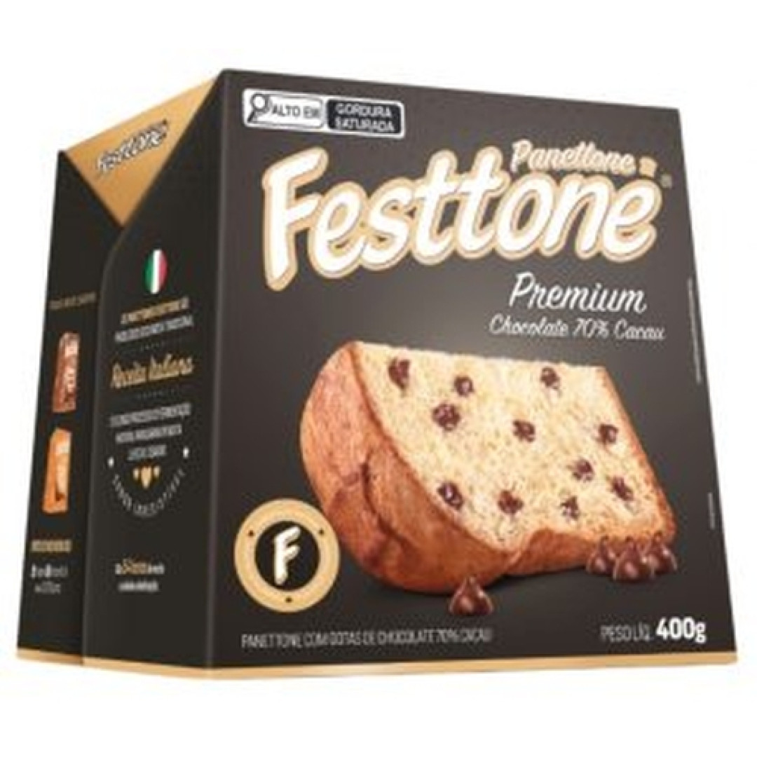 Detalhes do produto Panetone Premium 70% 400Gr Festtone .